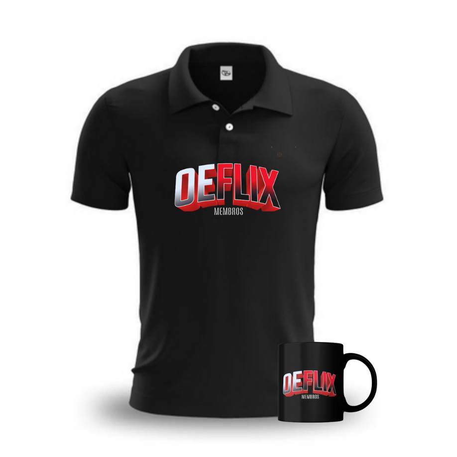 camiseta preta oeflix